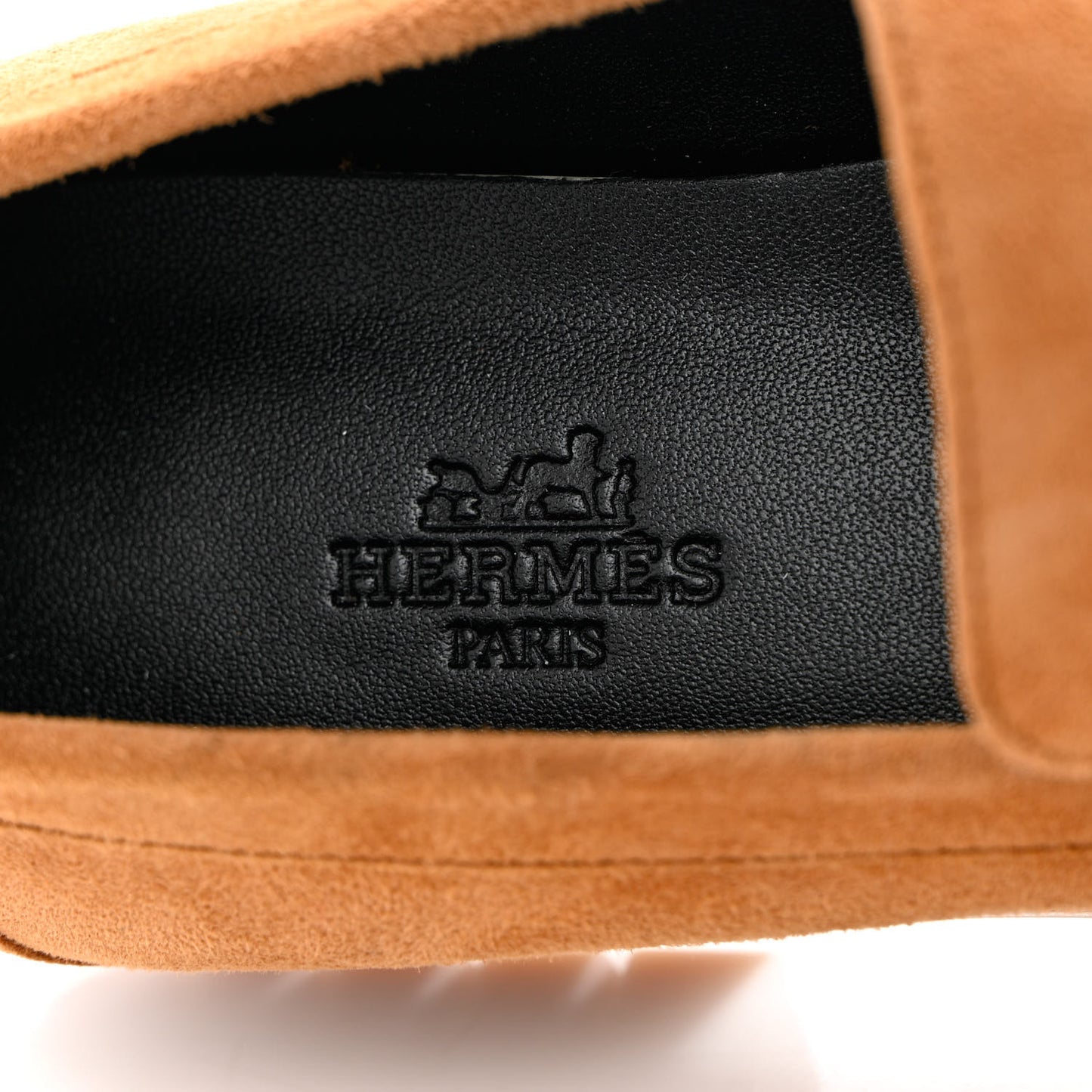 Suede Goatskin Womens Faubourg Loafers 35 Naturel