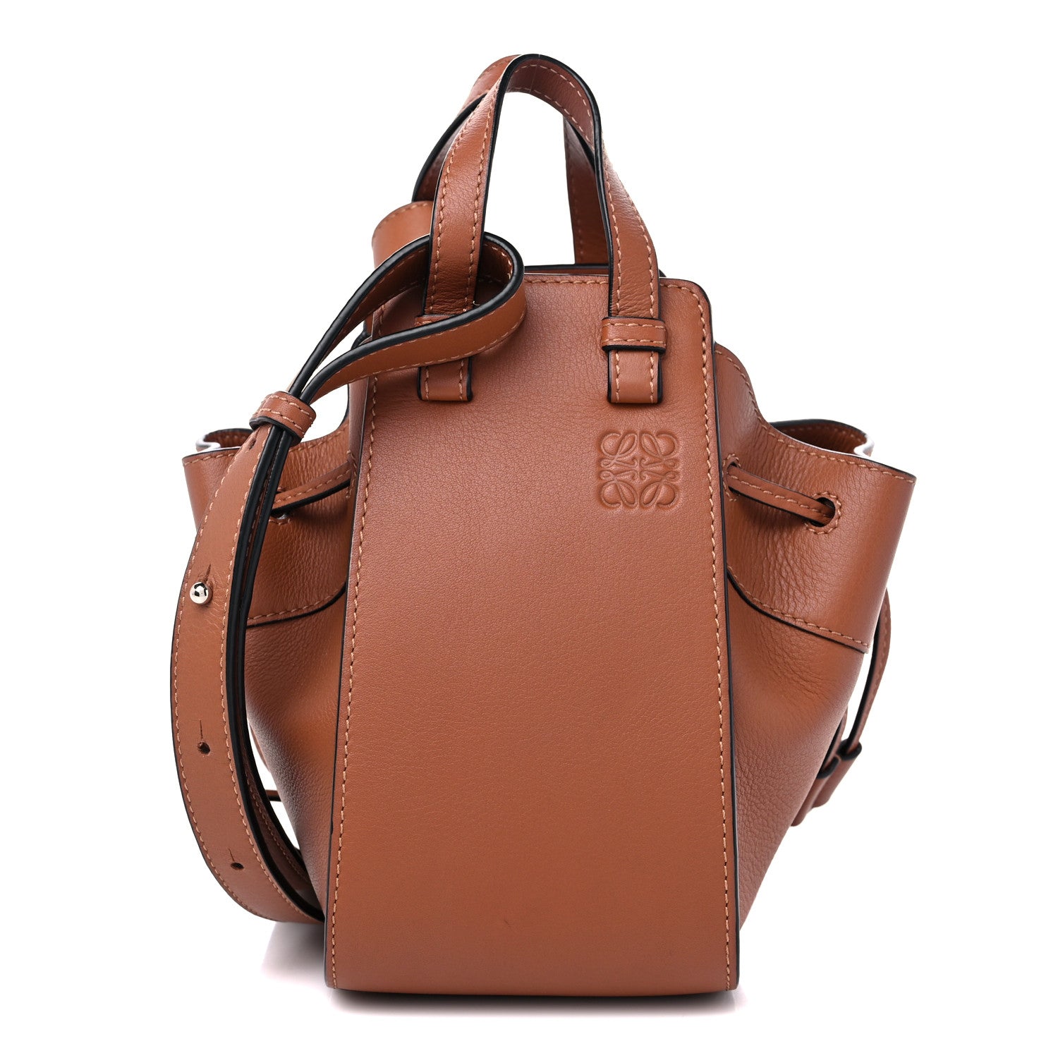 Loewe Calfskin Mini Hammock Shoulder Bag Tan 1 of 9