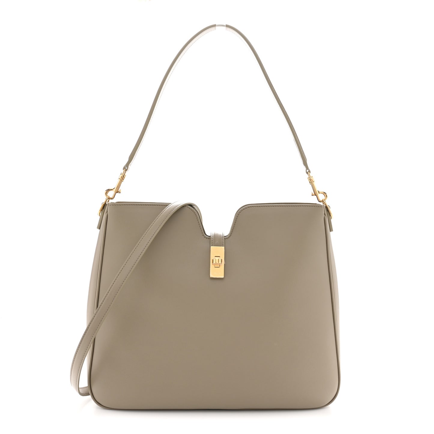 Smooth Calfskin Medium Camille 16 Soft Bag Taupe