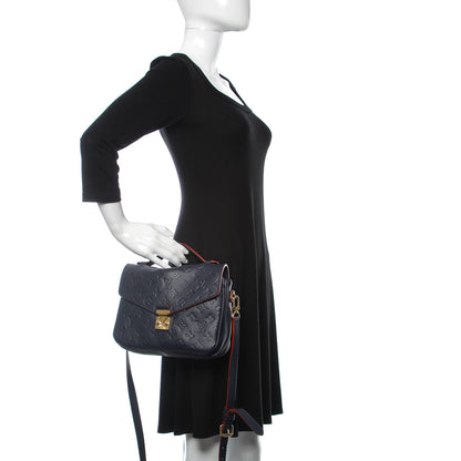Louis Vuitton Empreinte Pochette Metis Marine Rouge 2 of 12