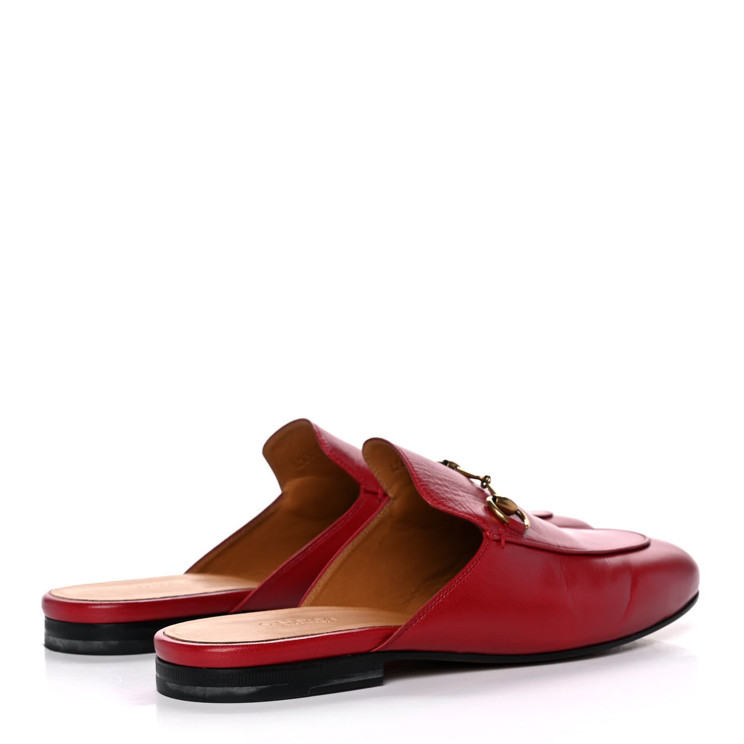 Gucci Malaga Kid Womens Princetown Slippers 38 Hibiscus Red 4 of 14