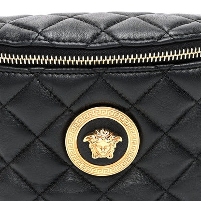 Versace Nappa Quilted Medusa Belt Bag Black 8 of 10