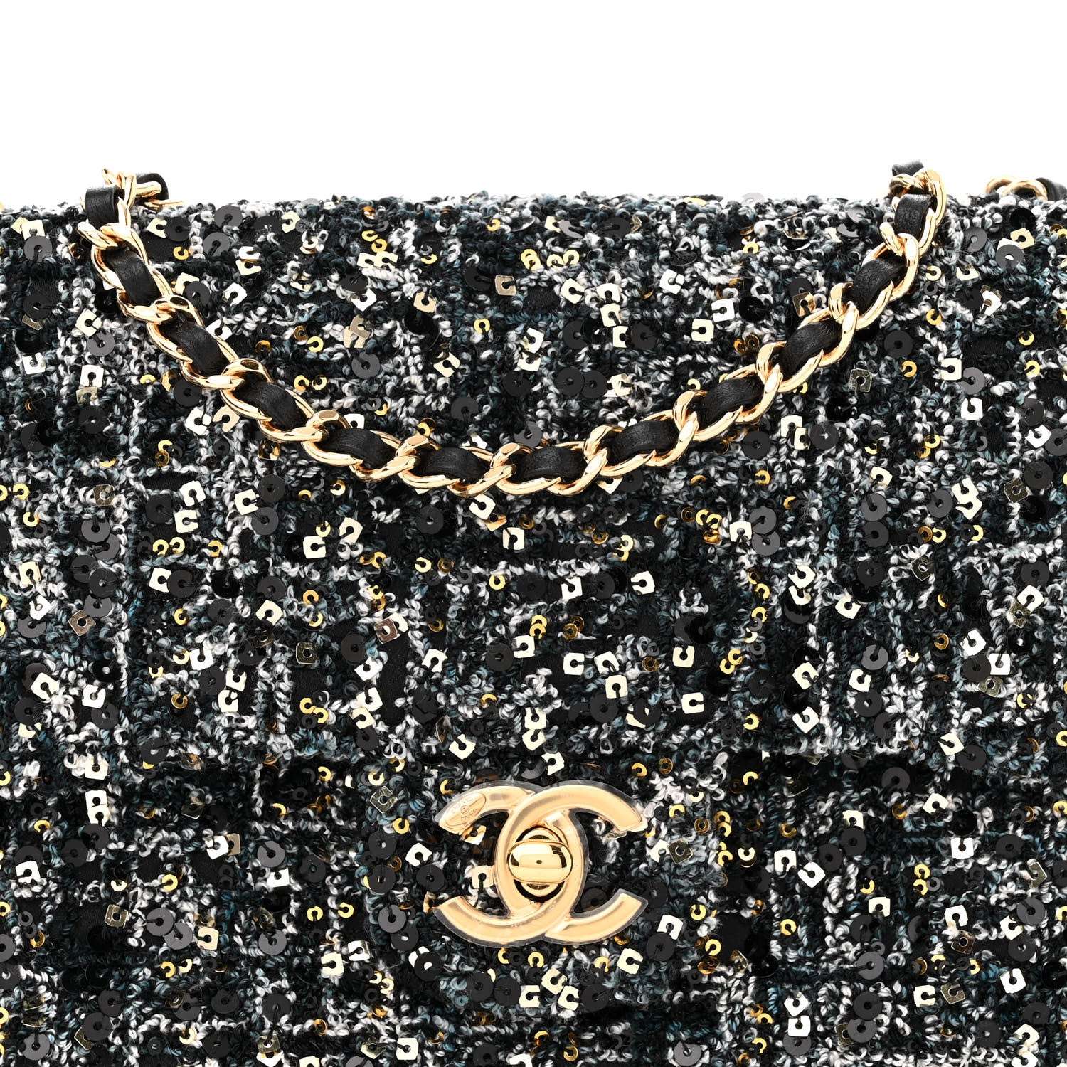 Chanel Sequin Small Single Flap 8 of 11