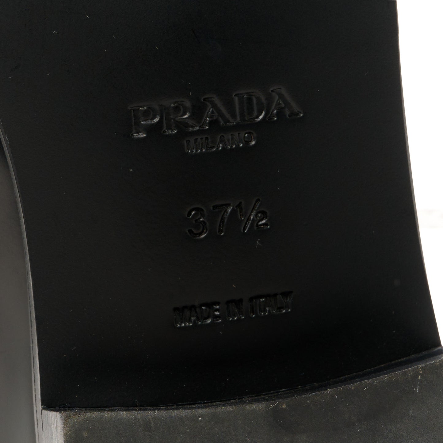 Spazzolato Triangle 40mm Loafer Mules 37.5 Black