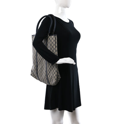 Gucci GG Plus Monogram Joy Vertical Tote Navy 2 of 13