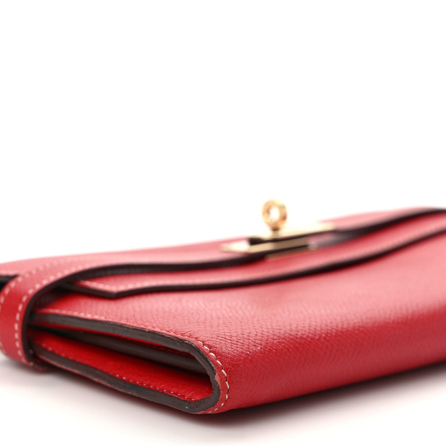 Hermes Epsom Verso Kelly Longue Wallet Rouge Casaque Bleu Thalassa 7 of 11