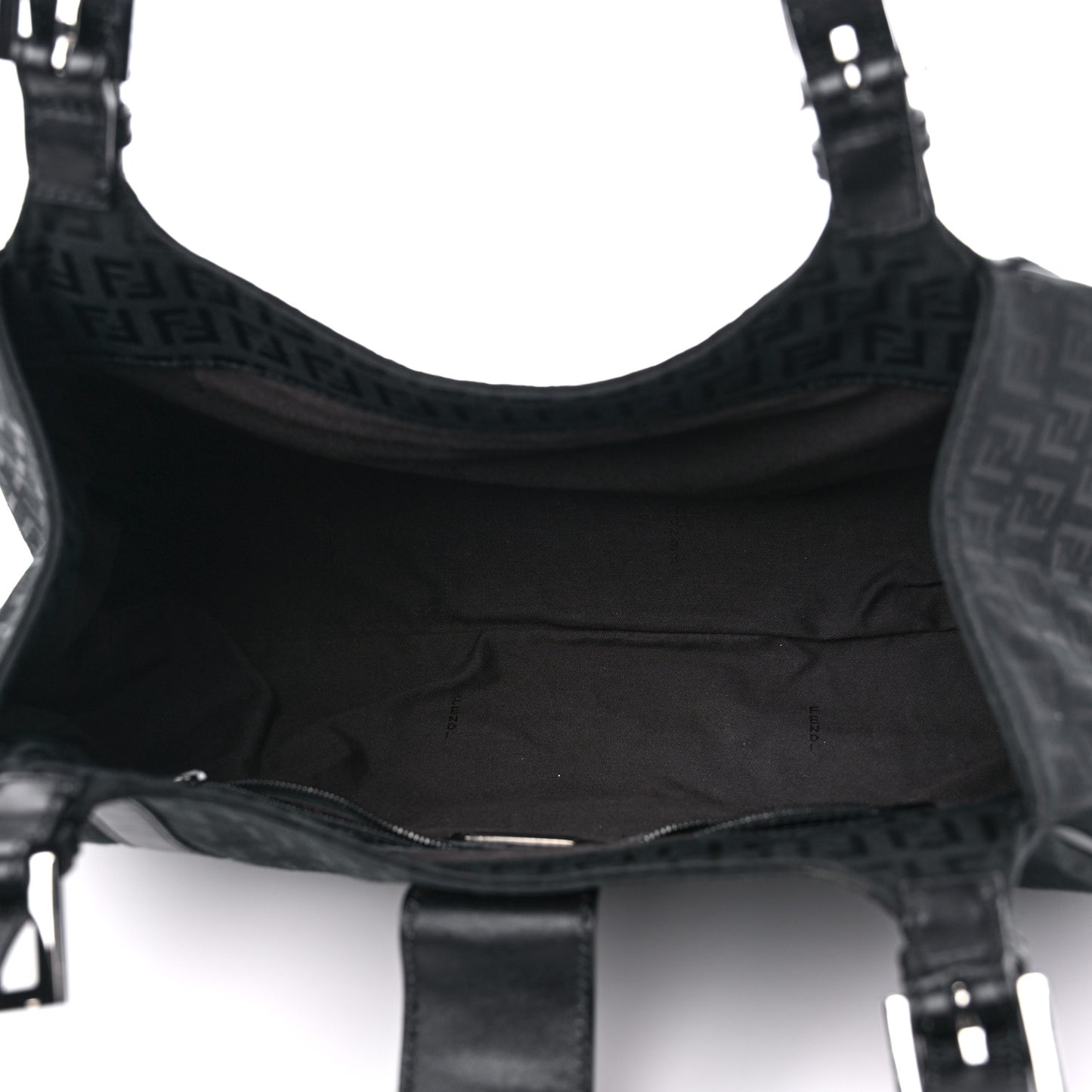 Zucchino Vitello Shoulder Bag Black