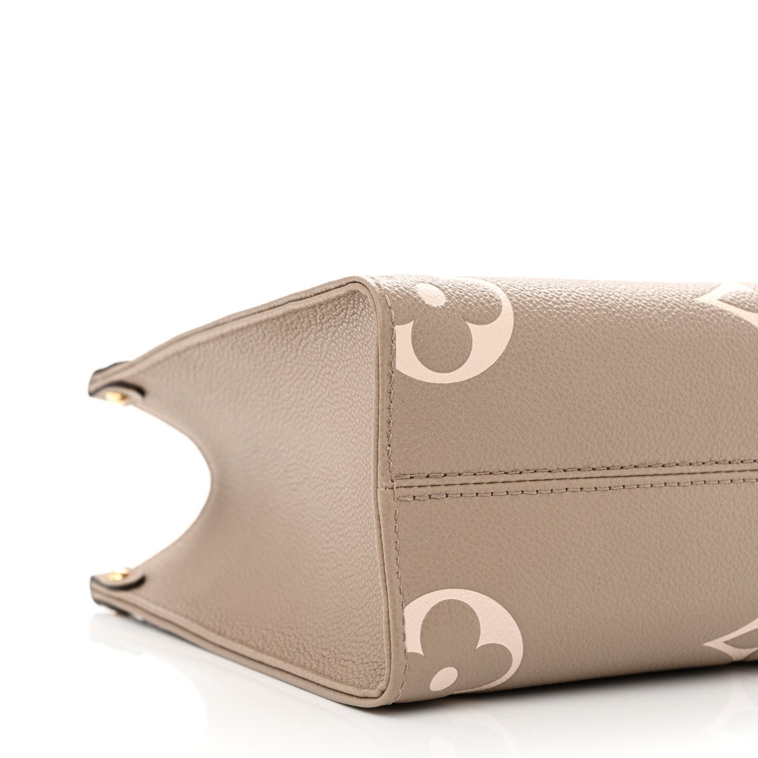 Louis Vuitton Empreinte Monogram Giant Onthego PM Tourterelle Creme 9 of 11