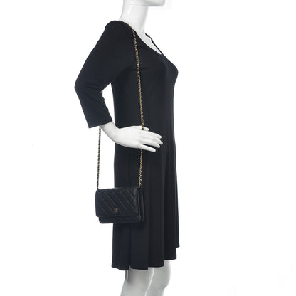 Chanel Caviar Quilted Wallet On Chain WOC Black 2 of 12