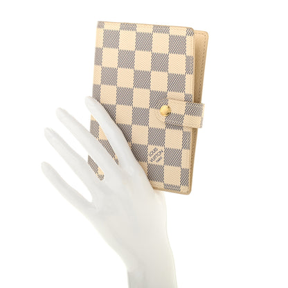 Louis Vuitton Damier Azur Small Ring Agenda Cover 2 of 8
