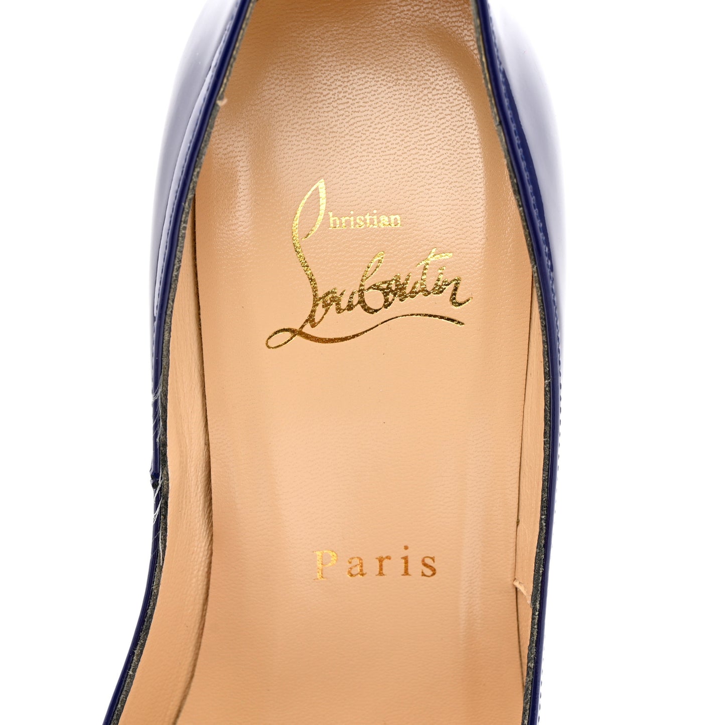 Patent Lady Peep 150 Pumps 36 China Blue