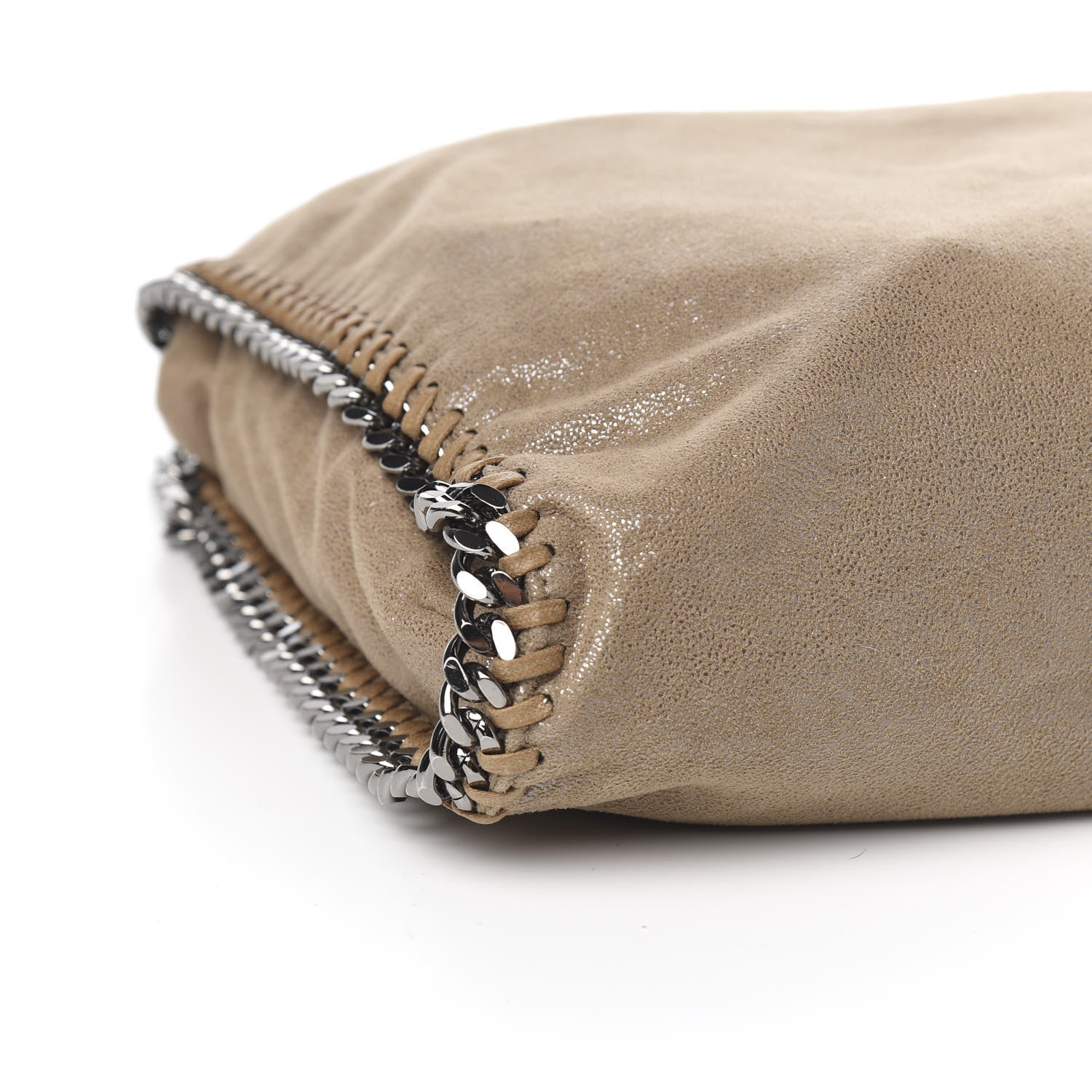 Stella McCartney Shaggy Deer Falabella Fold Over Tote Taupe 6 of 9