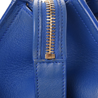 Saint Laurent Calfskin Monogram Baby Cabas Blue Majorelle 21 of 21