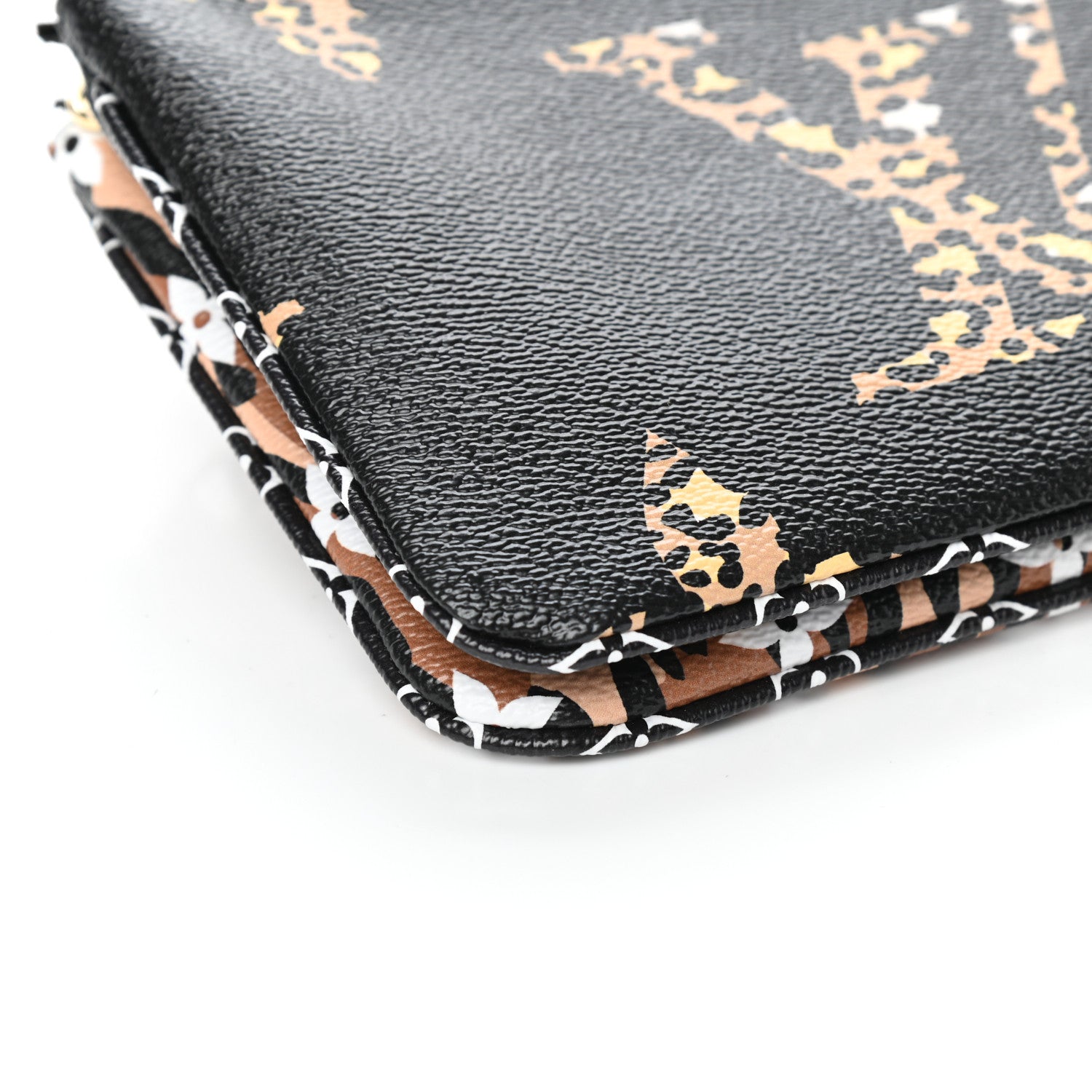 Louis Vuitton Monogram Giant Jungle Pochette Double Zip Black 9 of 10