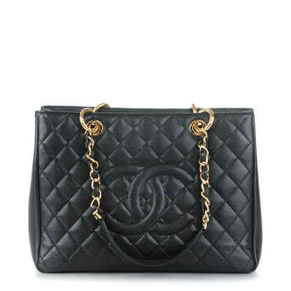 Chanel Caviar Quilted Grand Shopping Tote GST Black 1 of 7