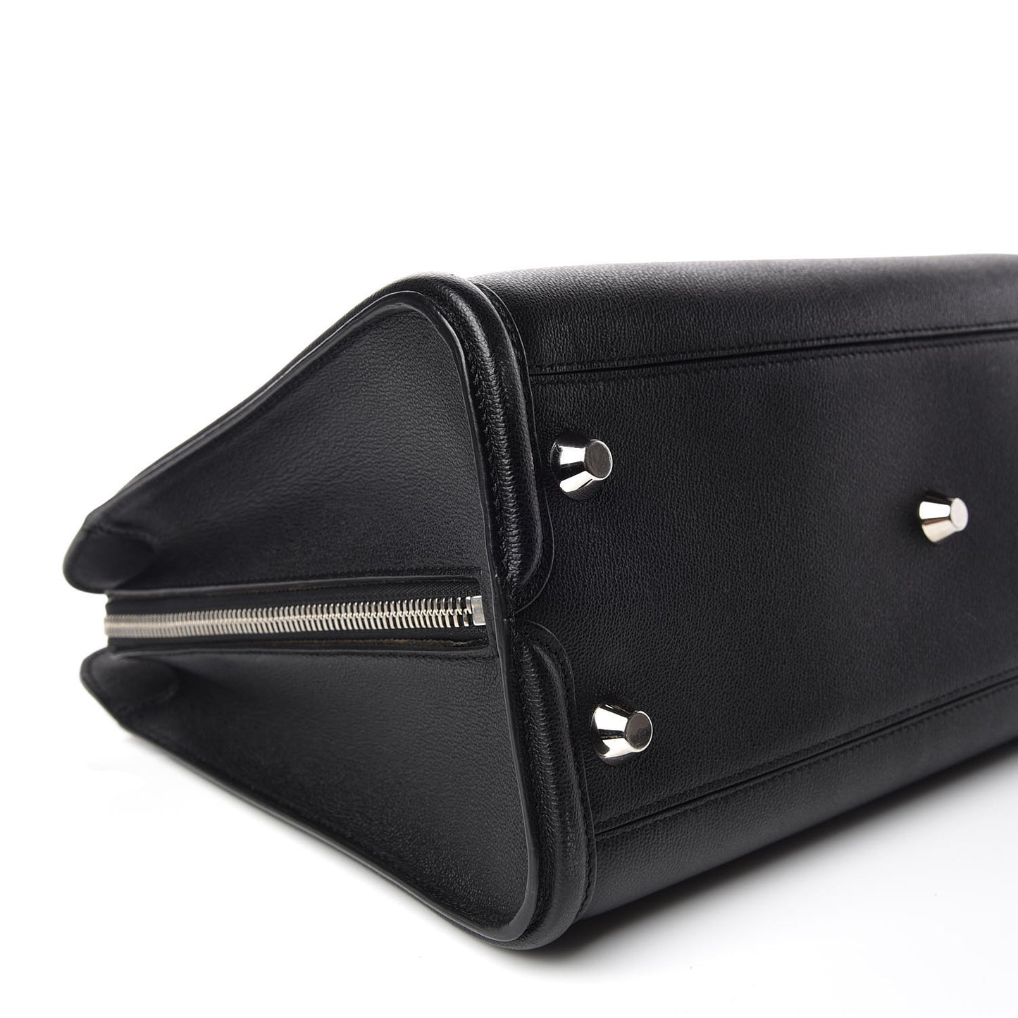 Calfskin Heroine Open Tote Black