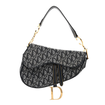 Christian Dior Monogram Saddle Bag Blue 1 of 9