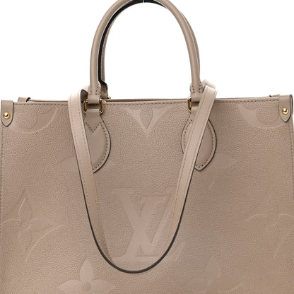 Louis Vuitton Empreinte Monogram Giant Onthego MM Tourterelle 7 of 12