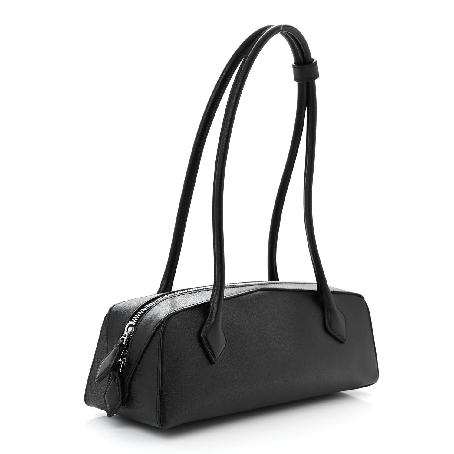 Alaia Shiny Goatskin Medium Le Teckel Bag Black 4 of 10