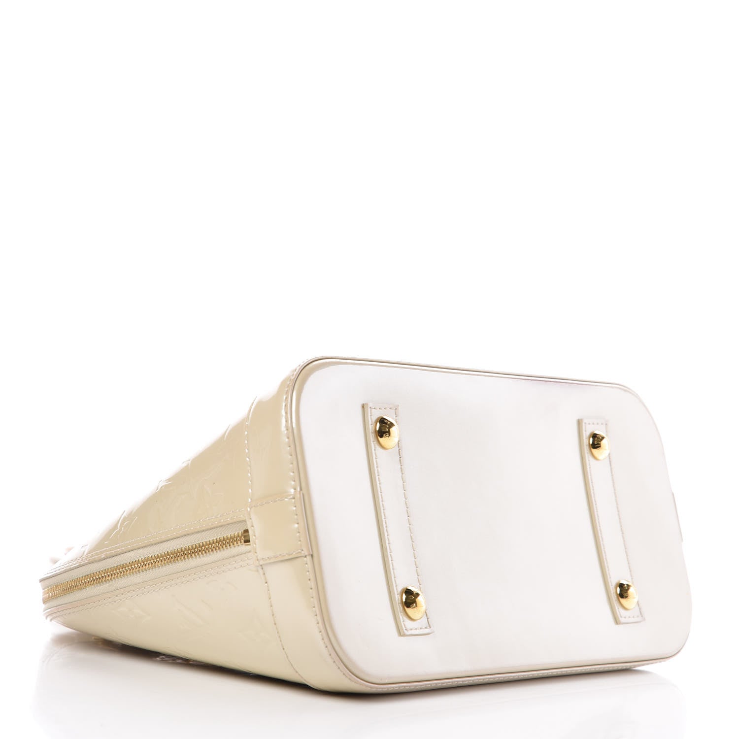 Louis Vuitton Vernis Alma PM Blanc Corail 4 of 15