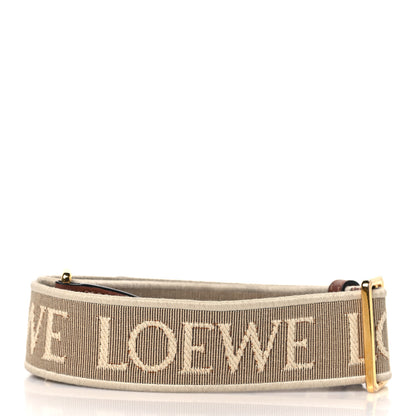 Loewe Calfskin Jacquard Anagram Strap Natural Tan 2 of 4