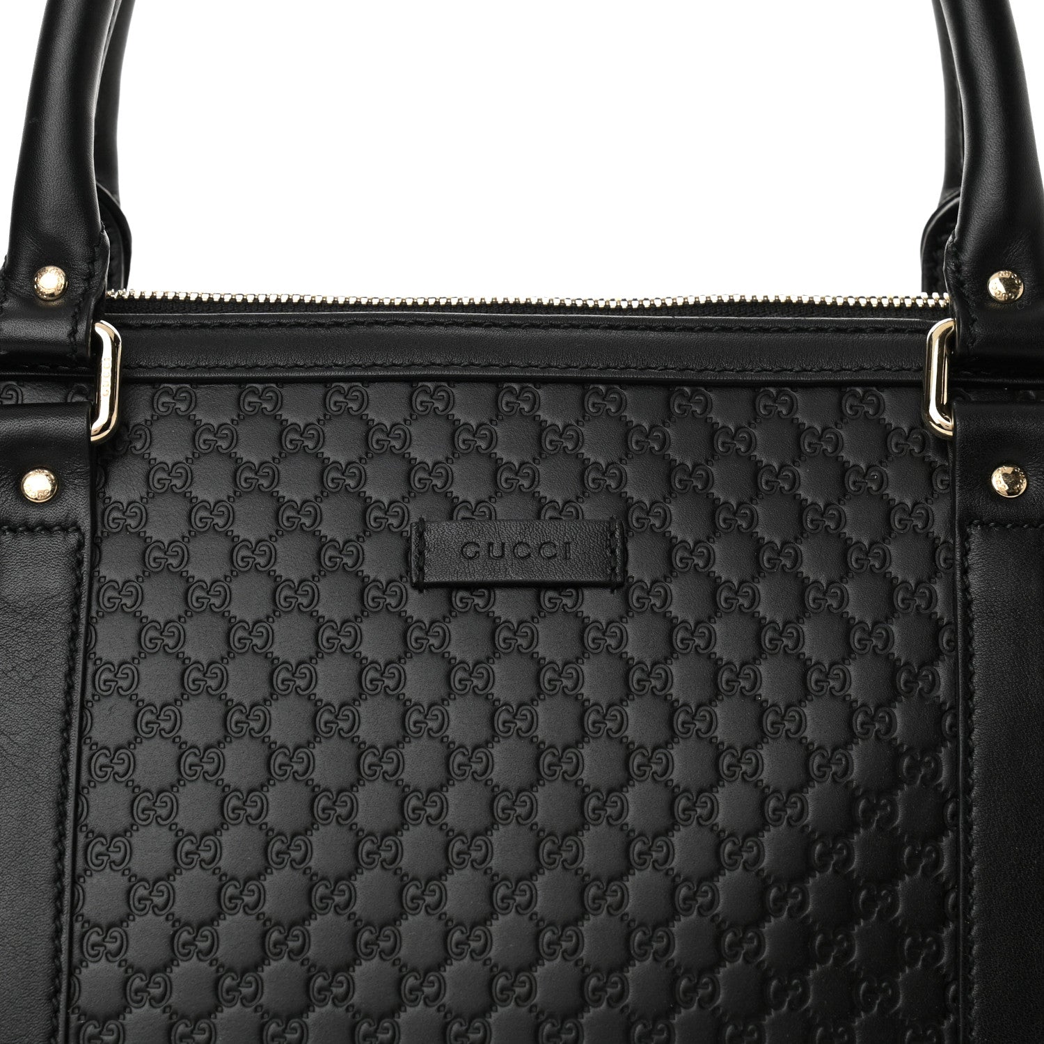 Gucci Soft Microguccissima Medium Zippered Satchel Black 8 of 10