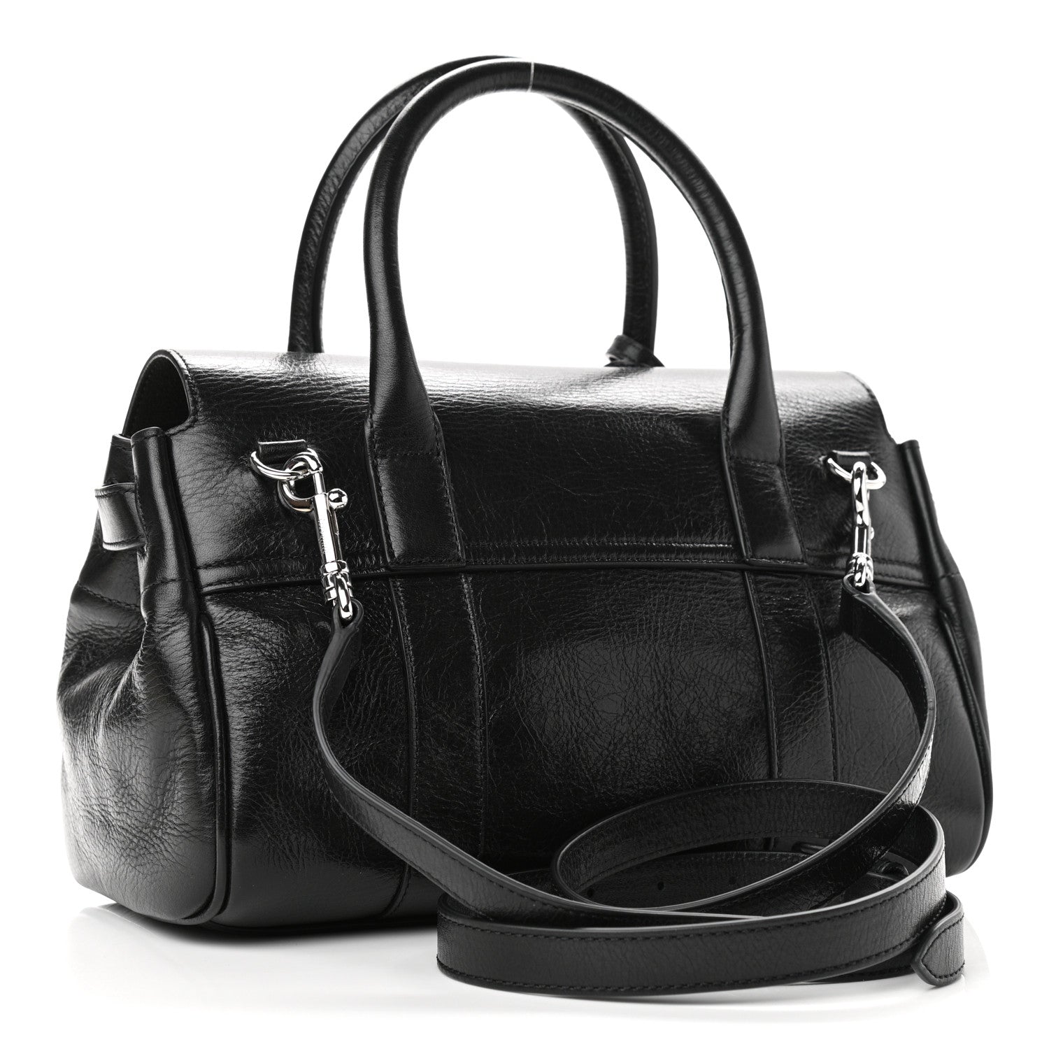Mulberry Soft Shine Calfskin Small Bayswater Black 2 of 9