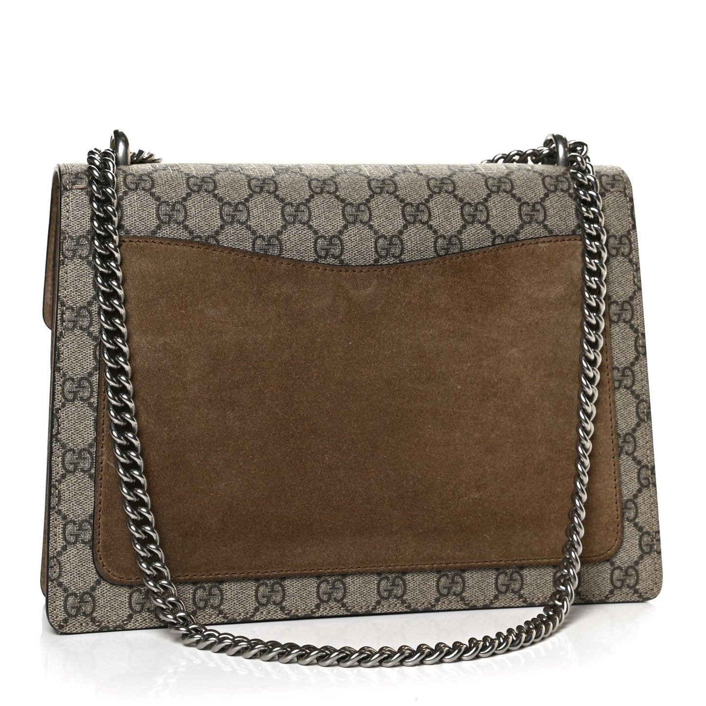 GG Supreme Monogram Medium Dionysus Shoulder Bag Taupe