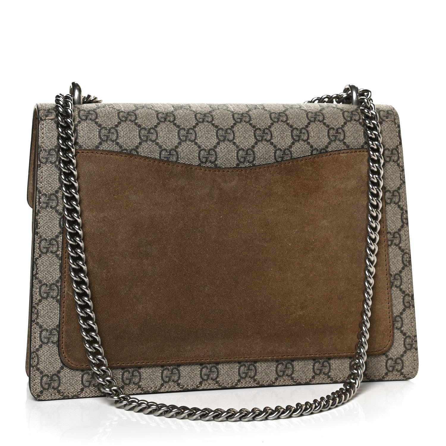 Gucci GG Supreme Monogram Medium Dionysus Shoulder Bag Taupe 3 of 11