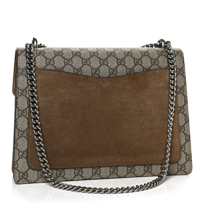 Gucci GG Supreme Monogram Medium Dionysus Shoulder Bag Taupe 3 of 11