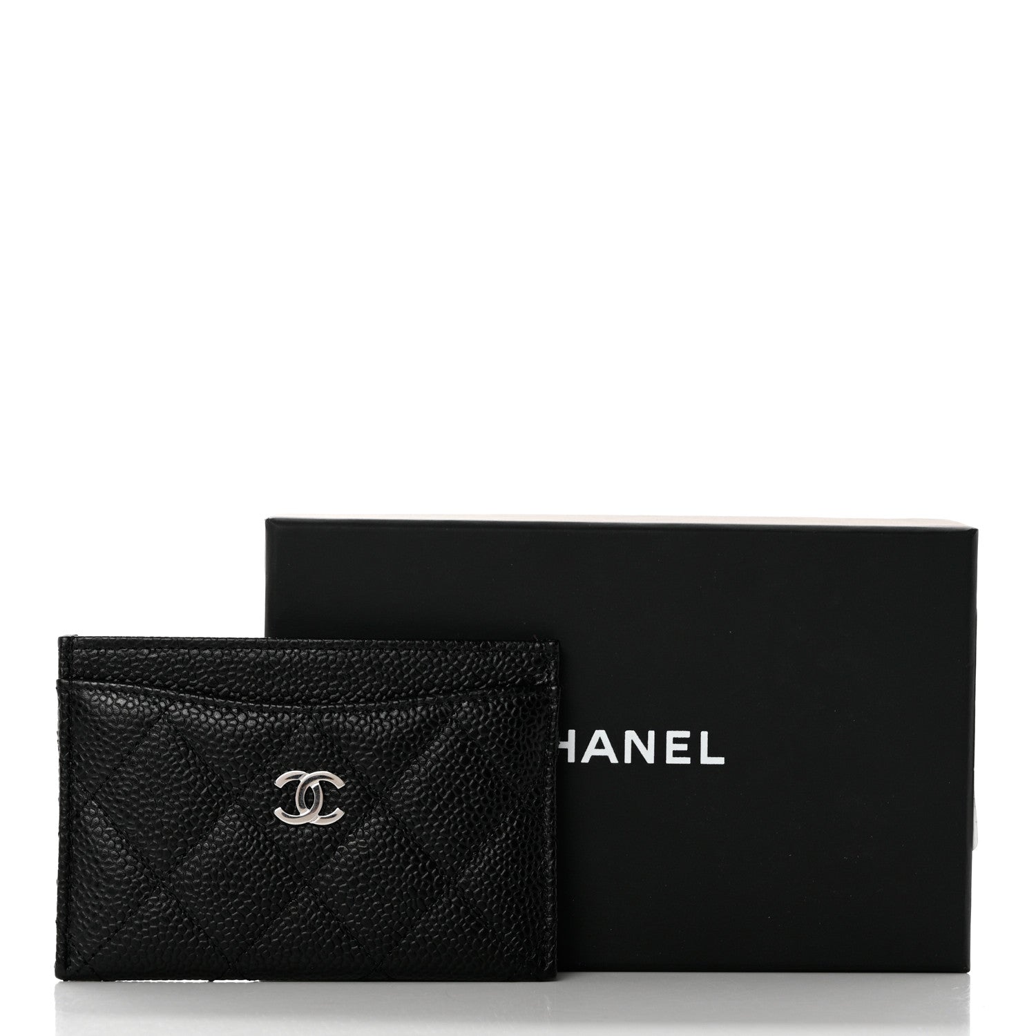 Chanel Caviar Quilted Card Holder Black 9 of 9