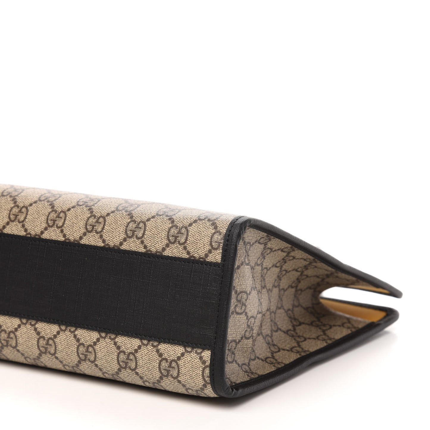 GG Supreme Monogram Childrens Chick Tote Black