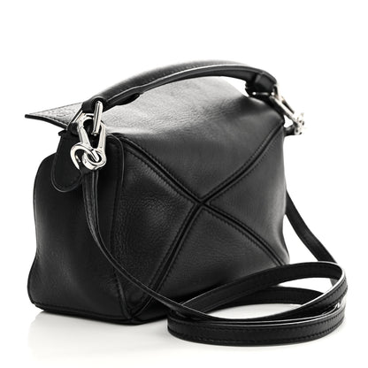 Loewe Calfskin Mini Puzzle Bag Black 3 of 14