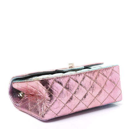 Chanel Metallic Goatskin Quilted Mini 2.55 Reissue Flap Multicolor 3 of 10