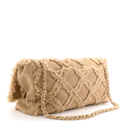 Chanel Tweed Nature Flap Dark Beige 3 of 11