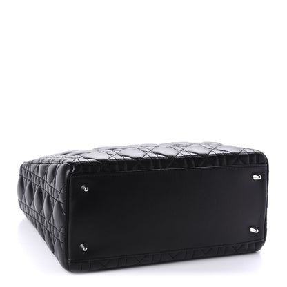 Christian Dior Lambskin Cannage Medium Lady Dior Black 4 of 10