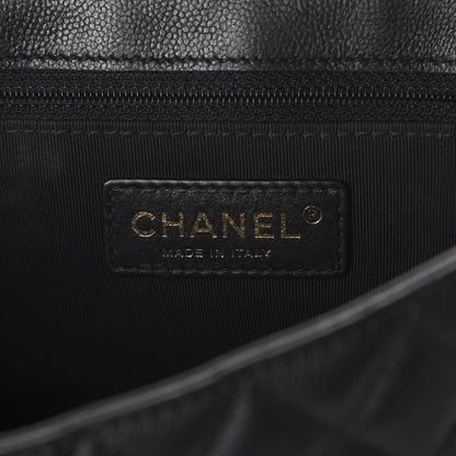 Chanel Calfskin Caviar Quilted Flap Black 7 of 9