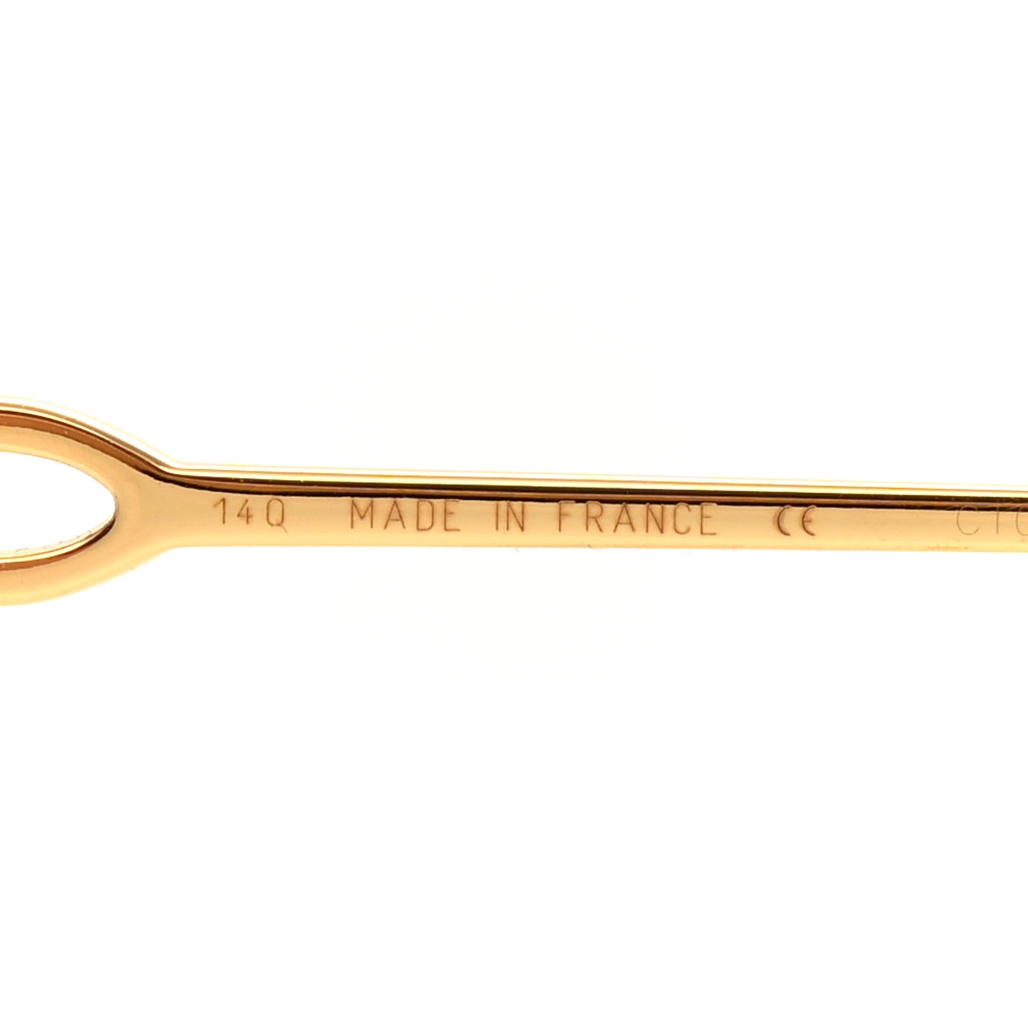 Premiere De Cartier Round Sunglasses Brown Gold