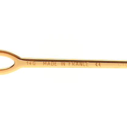 Cartier Premiere De Cartier Round Sunglasses Brown Gold 7 of 7