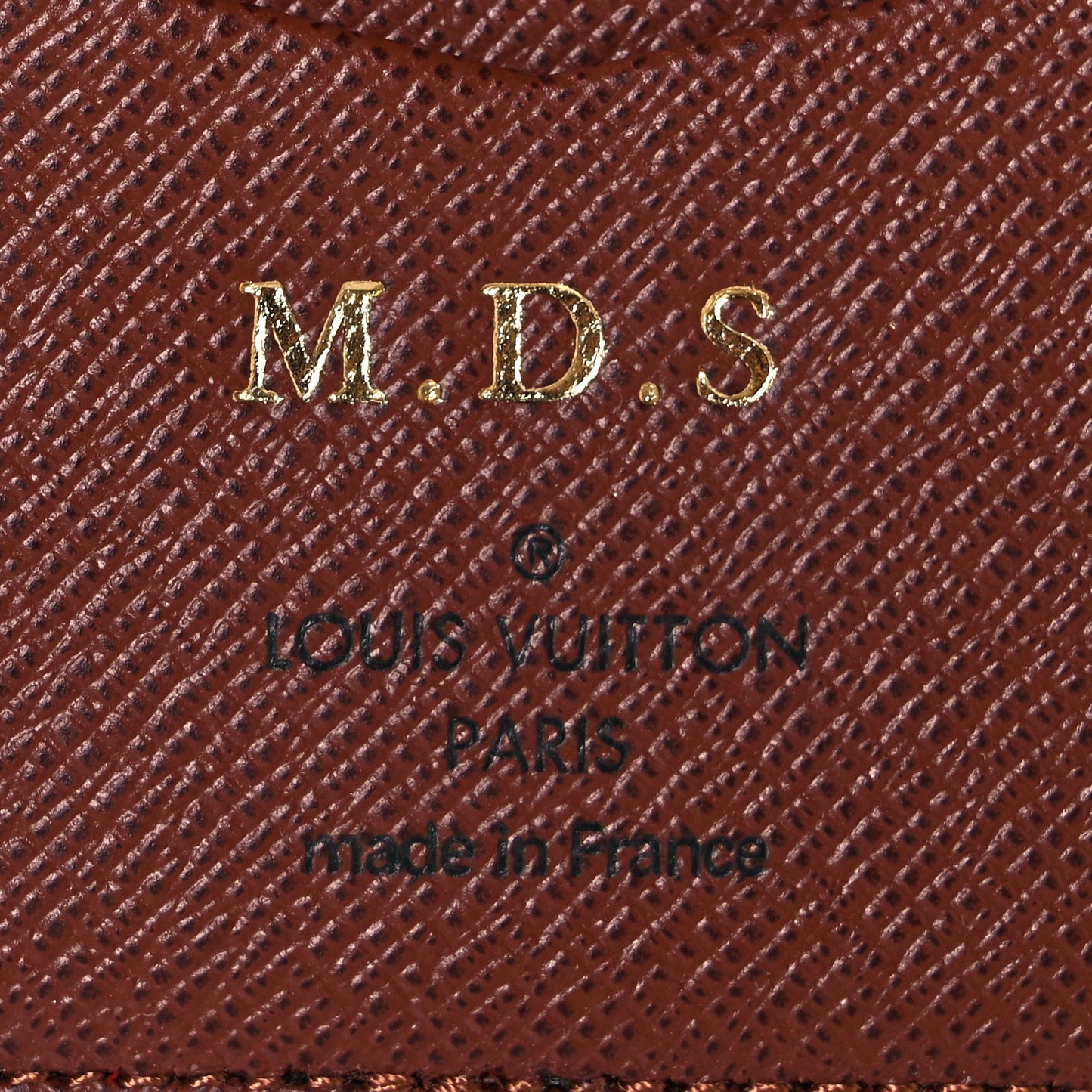 Monogram Pocket Organizer Card Holder NM