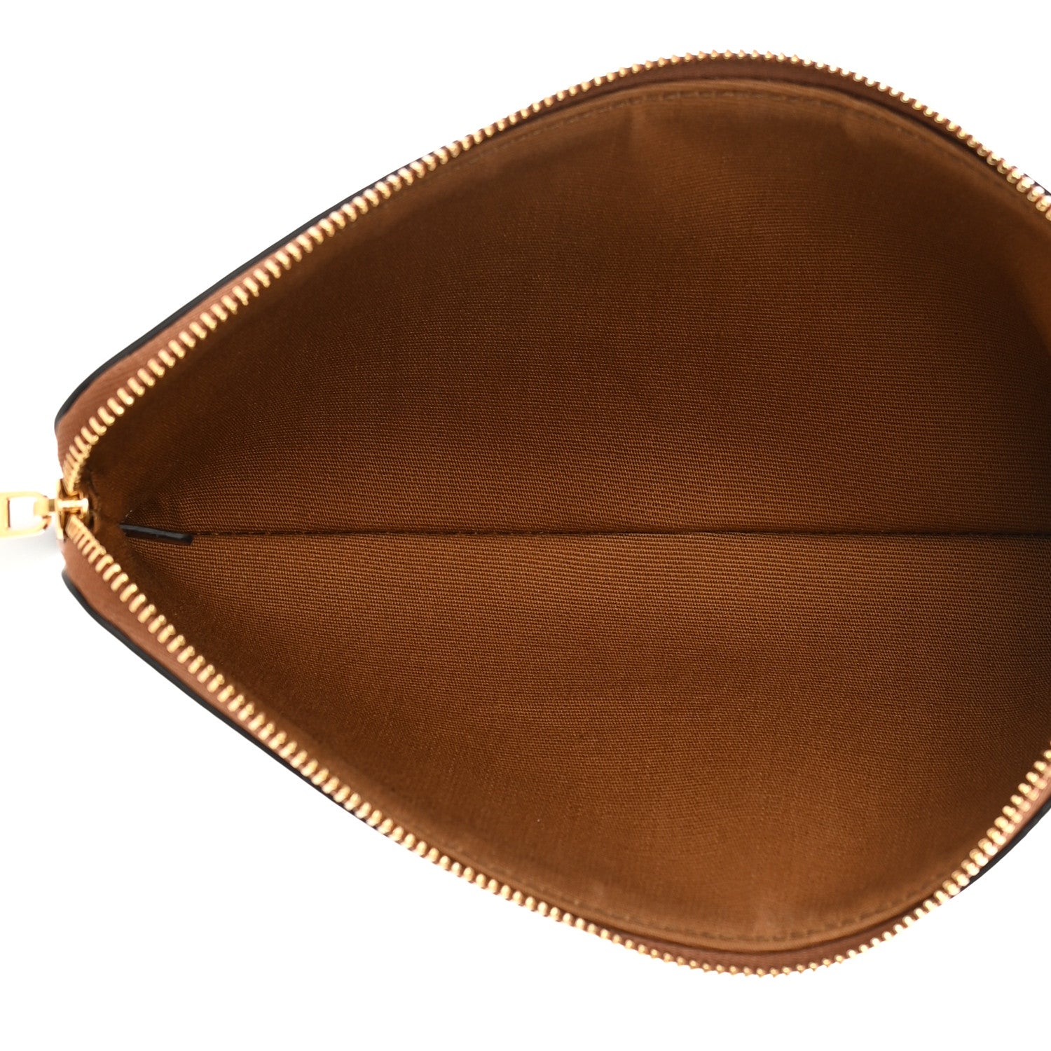 Celine Triomphe Calfskin Long Pouch With Strap Tan 5 of 9
