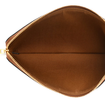 Celine Triomphe Calfskin Long Pouch With Strap Tan 5 of 9