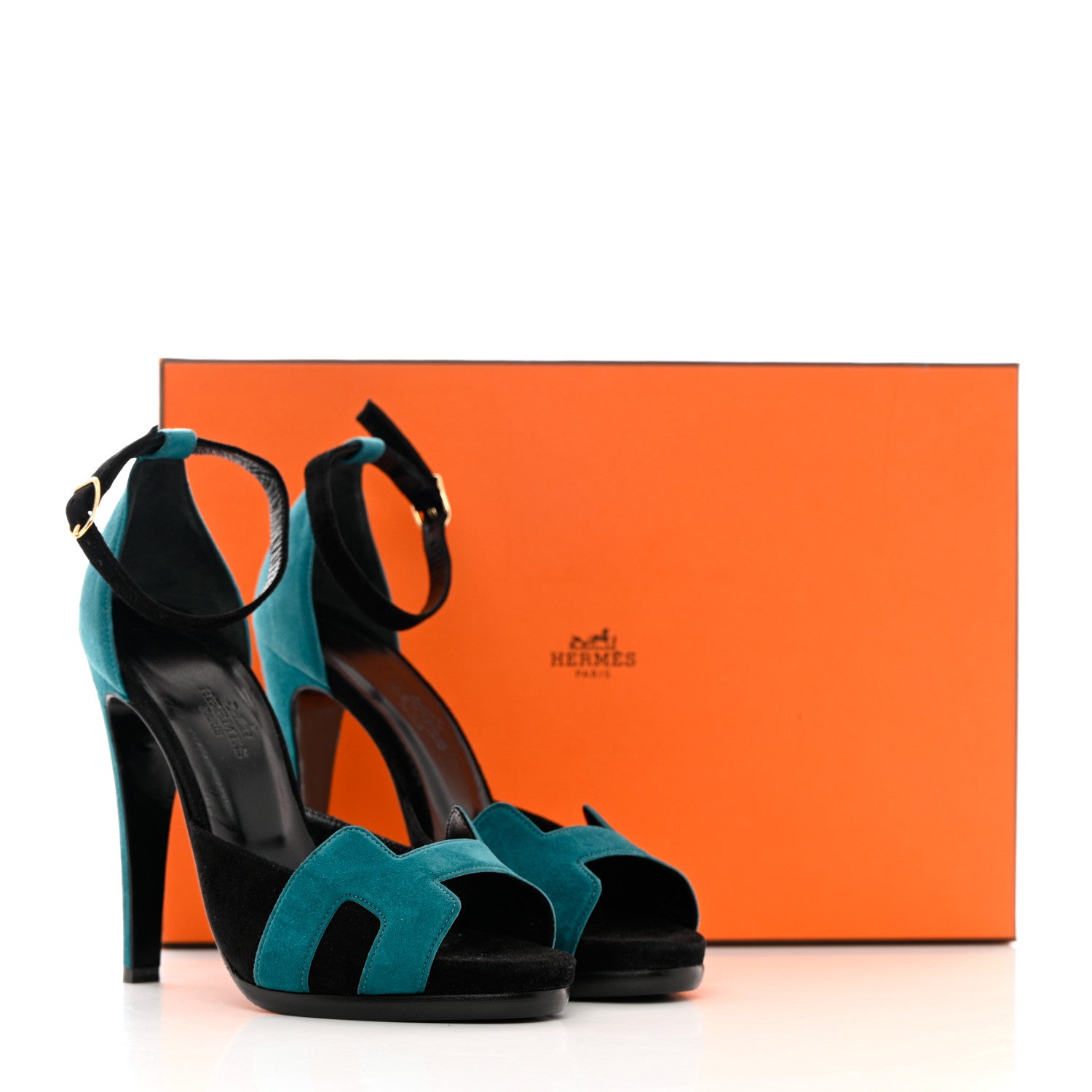 Hermes Suede Goatskin Initiale Sandals 35.5 12 of 12