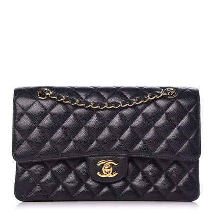 Chanel Caviar Quilted Medium Double Flap Black 1 of 11