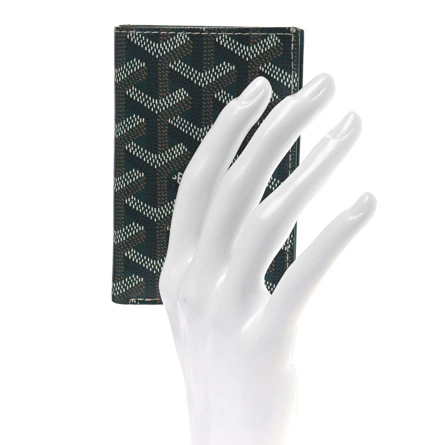 Goyard Goyardine Saint Pierre Card Holder Green 2 of 7