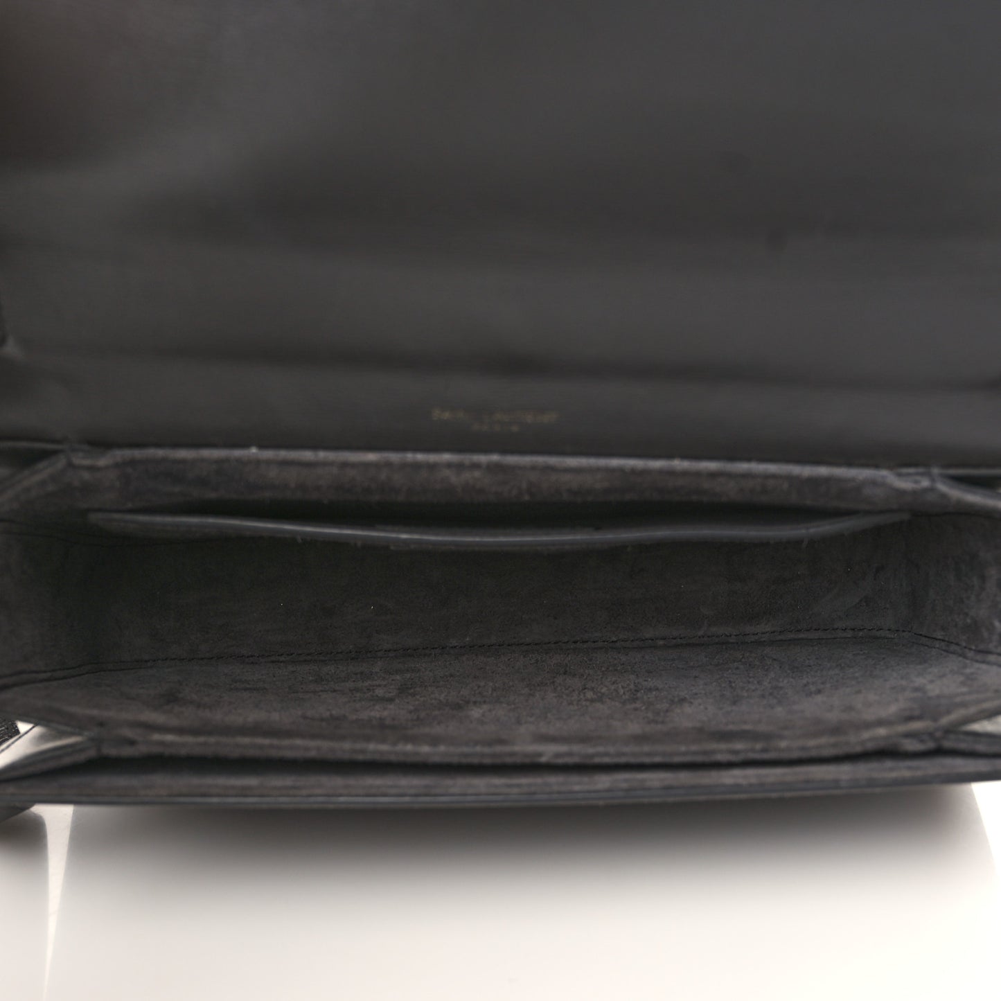 Smooth Calfskin Suede Medium Bellechasse Grey