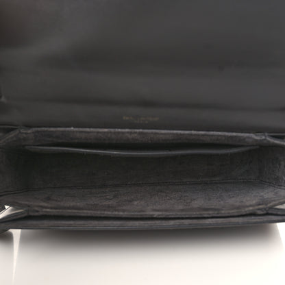 Saint Laurent Smooth Calfskin Suede Medium Bellechasse Grey 4 of 8