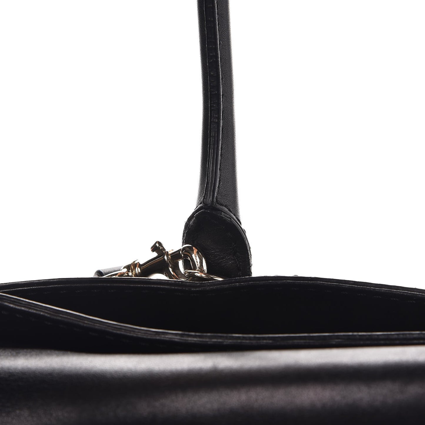 Vitello Rockstud Accordion Satchel Black