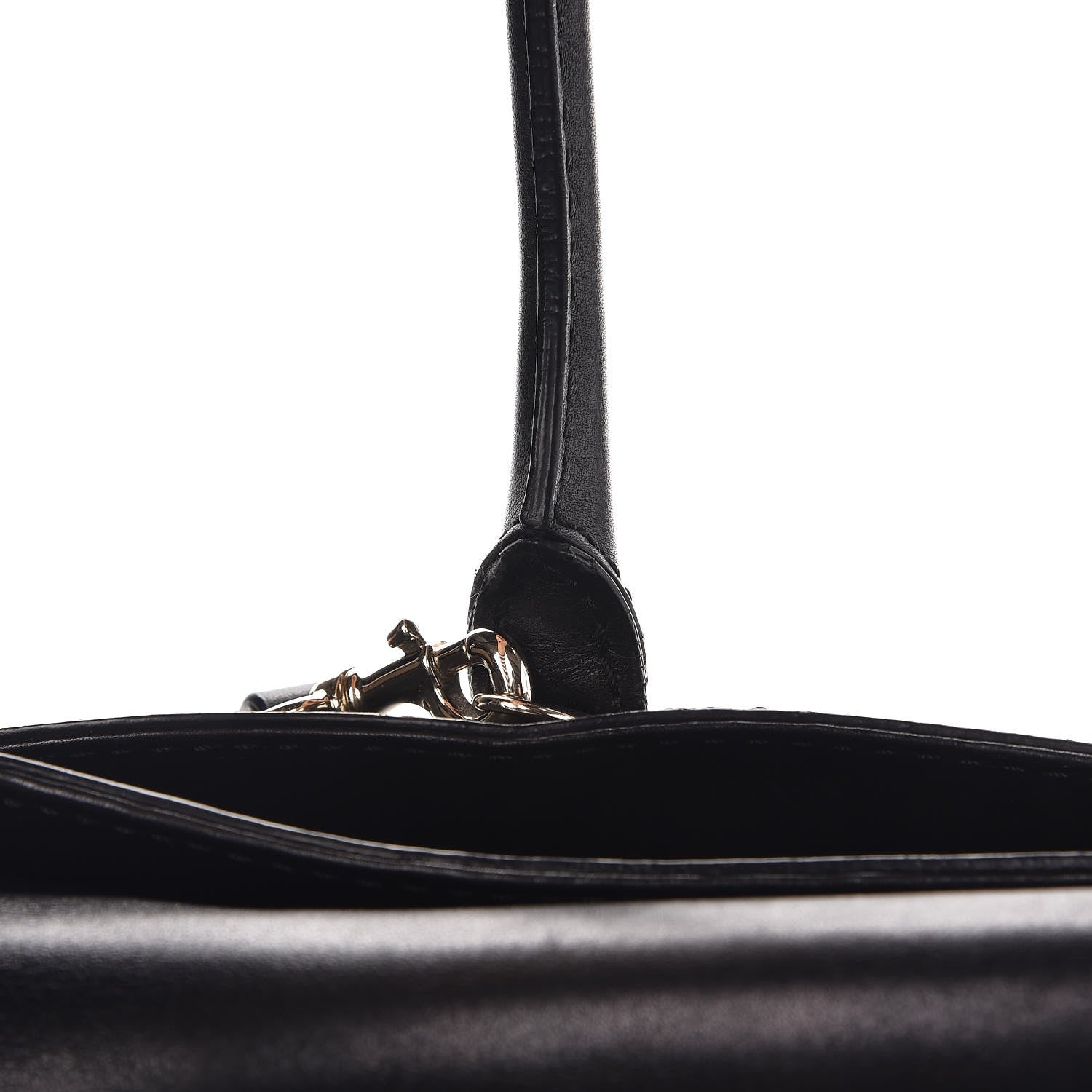 Valentino Garavani Vitello Rockstud Accordion Satchel Black 10 of 15