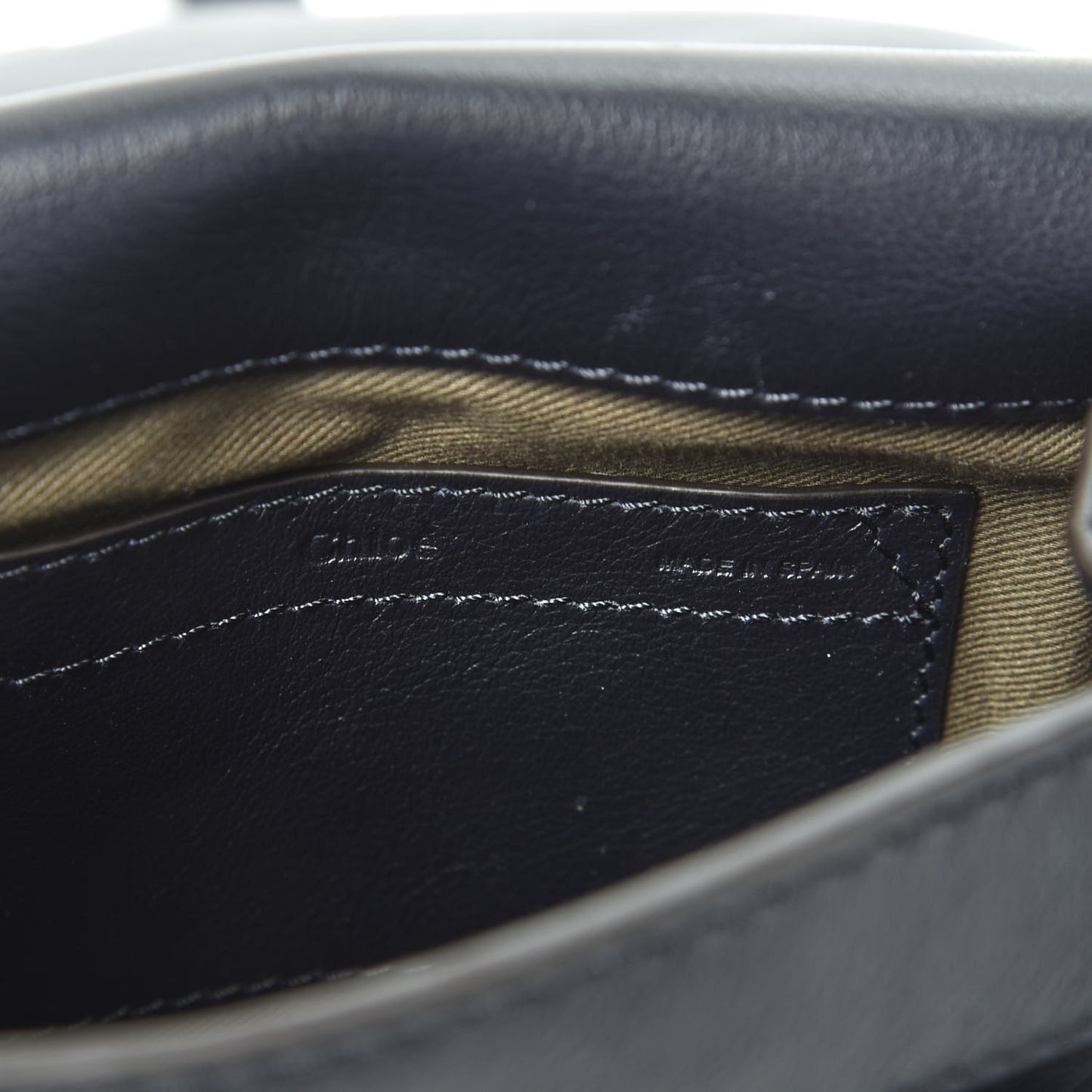 Crocodile Embossed Calfskin Mini Marcie Round Crossbody Bag Full Blue